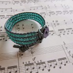 A green bracelet