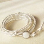 Wrap bracelet in white