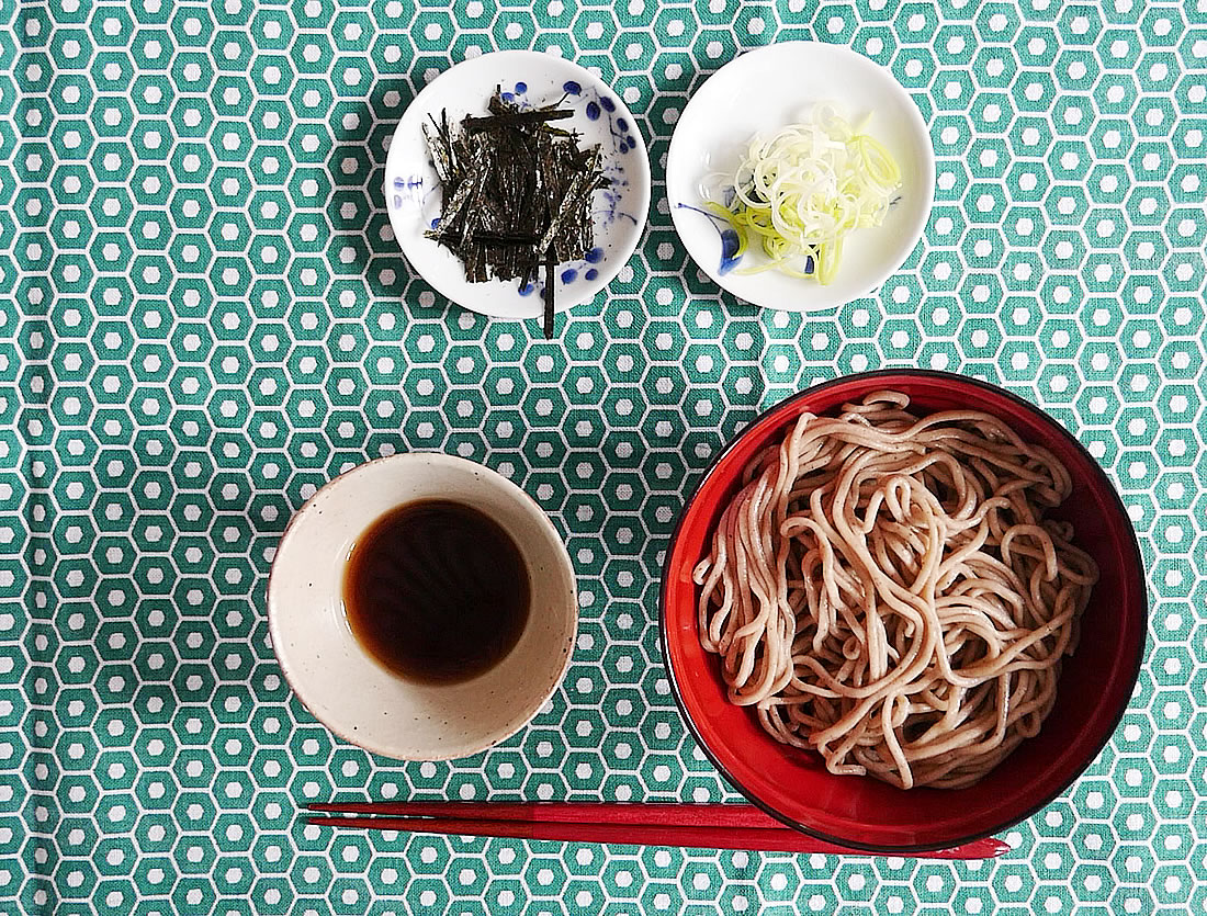 Zaru Soba - Cold Soba Noodles - buckwheat noodles