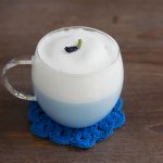 Blue Butterfly Flower Pea Tea Latte